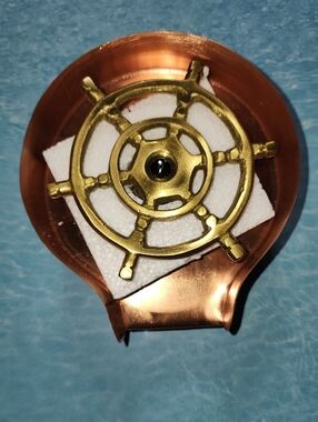 Ash Harbor Copper Glass Rinser for Kitchen Sink